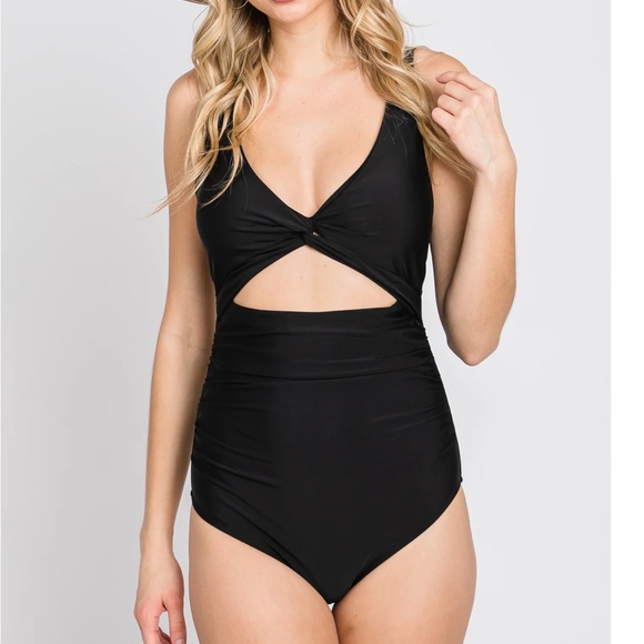 Pinkblush maternity one piece bathing suit size small - Picture 4 of 5